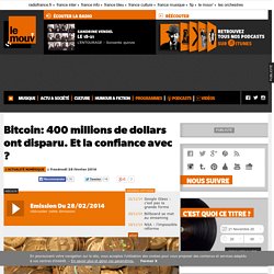 Bitcoin: 400 millions de dollars ont disparu. Et la confiance avec