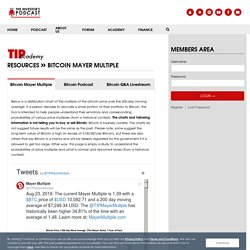 The Bitcoin Mayer Multiple - We Study Billionaires