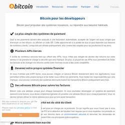 Bitcoin pour les développeurs