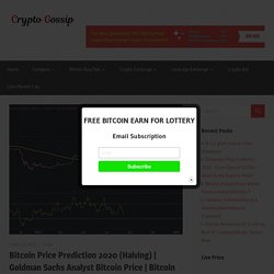 Bitcoin Price Prediction 2020 (Halving)