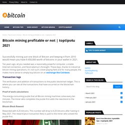Bitcoin mining profitable or not