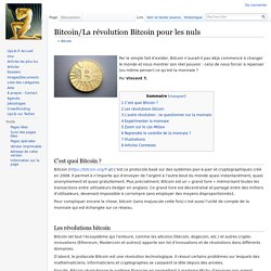 Bitcoin/La révolution Bitcoin pour les nuls — WikiUpLib