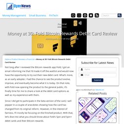 Fold Bitcoin Rewards Debit Card Review