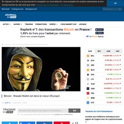 Bitcoin : Wasabi Wallet est dans le viseur d'Europol