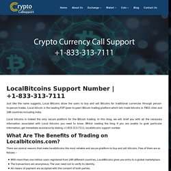 Local Bitcoins Support Number