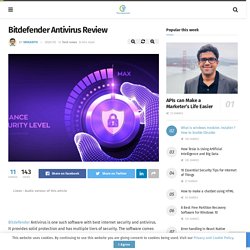 Bitdefender Antivirus Review