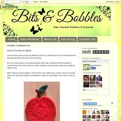 Bits & Bobbles : How to Crochet an Apple