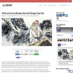 4 bits of Lao Tzu Wisdom that will Change Your Life