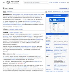 Bitwarden - Le gestionnaire de mot de passe Cloud