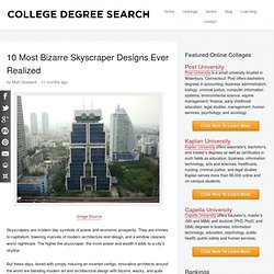 10 Most Bizarre Skyscraper Designs Ever Realized