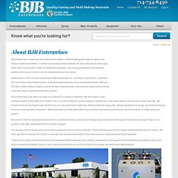BJB Enterprises Inc: About BJB