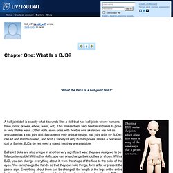 BJD WTF: Chapter One: What Is A BJD?