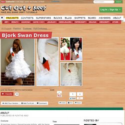 Bjork Swan Dress ∙ How To by Hello Sweet Taco on Cut Out
