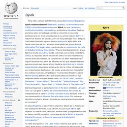 Björk - bio