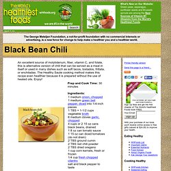 Black Bean Chili