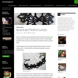 Black Butterfly Laces