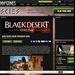 Black Desert Online Screenshot Guide