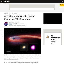No, Black Holes Will Never Consume The Universe
