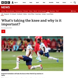 Black Lives Matter: Where does 'taking a knee' come from?