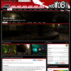 Black Mesa mod for Half-Life 2
