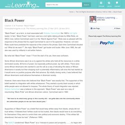 Black Power - lots of good quotes on this site to use