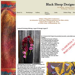 Black Sheep Designs: Felters Fling 2011