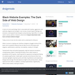 Black Website Examples: The Dark Side of Web Design