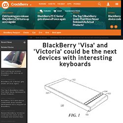 BlackBerry 'Visa' and 'Victoria' could be the next devices with interesting keyboards