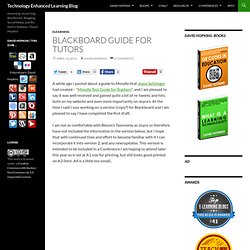 Blackboard Guide for Tutors