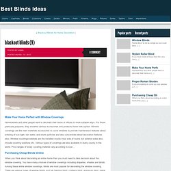 blackout blinds (9) : Best Blinds Ideas