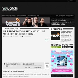 Le Rendez-Vous Tech 101 - Le meilleur de LeWeb 2012-blacksheep, fitbit, interaxon, lumia 620, muse, smarthings, super humanism, team blacksheep, ubooly