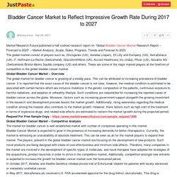 Bladder Cancer Market to Reflect Impressive Growth Rate During 2017 to 2027
