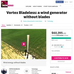 Vortex Bladeless: a wind generator without blades