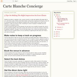 Carte Blanche Concierge: 5 Tips On Making The Right Impression On Your Clients
