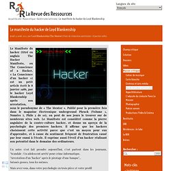 Le manifeste du hacker