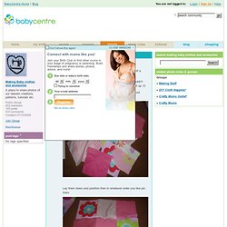 How to make tag blankets - Making Baby clothes and accesories