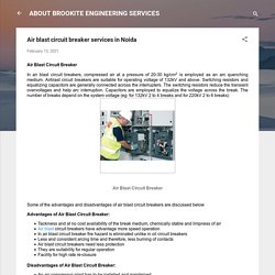 Air blast circuit breaker services in Noida