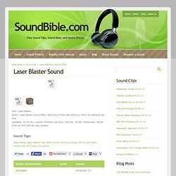 Laser Blaster Sounds