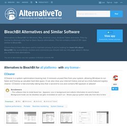BleachBit Alternatives and Similar Software
