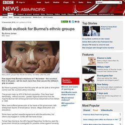 Bleak outlook for Burma's ethnic groups