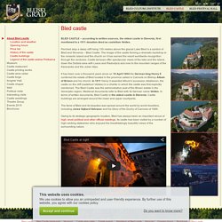 Bled castle - About Bled castle