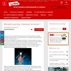 Blended Learning : Comment se lancer ?