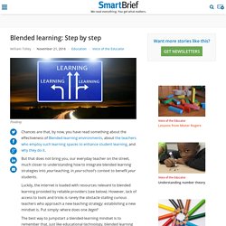 Blended learning: Step by step