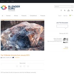 Top 10 Blender Artworks from January 2015