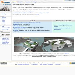 Blender for Architecture - Blender for Architecture