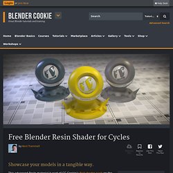 Resin Shader for Cycles