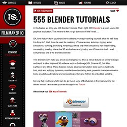 555 Blender Tutorials