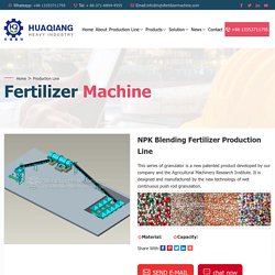 NPK Blending Fertilizer Production Line