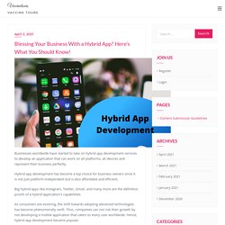 Blessing Your Business With a Hybrid App? Here's What You Should Know!