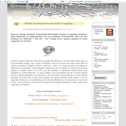 Structurer le zapping